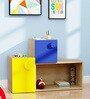 Kindergarten Kids Storage Cabinet in Oak & Multi Colour