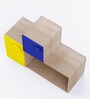 Kindergarten Kids Storage Cabinet in Oak & Multi Colour