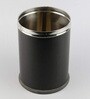5 Ltr Open Metal Dustbins In Black
