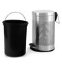 Stainless Steel Pedal Perforated Dustbin 10 Litres