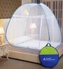 King Size Bed Polyester Mosquito Net In Blue