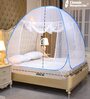 King Size Bed Polyester Mosquito Net In Blue
