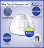 King Size Bed Polyester Mosquito Net In Orange