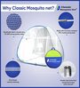 King Size Bed Polyester Mosquito Net With 30 Star Patches In Pink