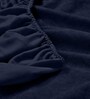 Terry (72x72) Terry Cotton  King Size Mattress Protector in Dark Blue Colour