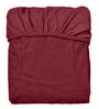 Terry (72x72) Terry Cotton  King Size Mattress Protector in Maroon Colour