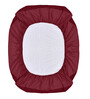 Terry (72x72) Terry Cotton  King Size Mattress Protector in Maroon Colour