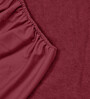 Terry (72x72) Terry Cotton  King Size Mattress Protector in Maroon Colour