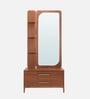 Kingsley Brown Colour Dressing Table In Matte Finish