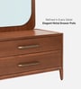 Kingsley Brown Colour Dressing Table In Matte Finish
