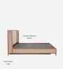 Kingsley Queen Size Bed In Beige Finish