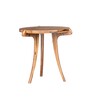 Kingsmere Side Table In Walnut Finish