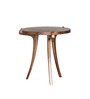 Kingsmere Side Table In Walnut Finish
