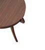 Kingsmere Side Table In Walnut Finish