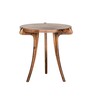 Kingsmere Side Table In Walnut Finish