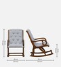Kingston Solid Wood Rocking Chair in Scratch Resistant Natural Finish