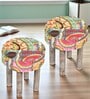 Kingsville Stool Set Of 2 In Multicolour