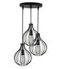 Kiosk Black Metal Cluster Hanging Light