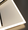Kira Black Aluminium and Acrylic LED Smart Voice Assist Chandelier