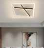 Kira Black Aluminium and Acrylic LED Smart Voice Assist Chandelier