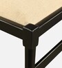 Kira Solid Wood Dining Chair In Black Colour