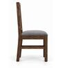 Kiran 6 Seater Dining Set In Provincial Teak Finish With Grey Colour Chair Kiran 6 Seater Dining Set In Provincial Teak Finish With Grey Colour Chair