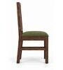 Kiran 6 Seater Dining Set In Provincial Teak Finish With Olive Green Colour Chair Kiran 6 Seater Dining Set In Provincial Teak Finish With Olive Green Colour Chair