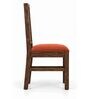 Kiran 6 Seater Dining Set In Provincial Teak Finish With Terracotta Orange Colour Chair Kiran 6 Seater Dining Set In Provincial Teak Finish With Terracotta Orange Colour Chair