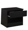 Kireina Bedside Table in Brown Finish with Drawer