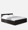 Kireina Queen Size Bed in Brown Finish with Box Storage