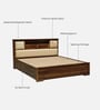 Kirtorf Sheesham Wood King Size Bed In Provincial Teak Finish With Box Storage