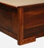 Kirtorf Sheesham Wood Queen Size Bed In Honey Oak Finish With Box Storage