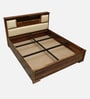 Kirtorf Sheesham Wood Queen Size Bed In Provincial Teak Finish With Box Storage