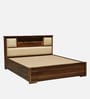 Kirtorf Sheesham Wood Queen Size Bed In Provincial Teak Finish With Box Storage