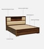 Kirtorf Sheesham Wood Queen Size Bed In Provincial Teak Finish With Box Storage