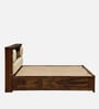 Kirtorf Sheesham Wood Queen Size Bed In Provincial Teak Finish With Box Storage