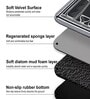 Grey Kitchen Design Kitchen Floor Runner and Mat Combo Pack of 2