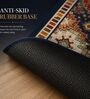 Pack of 2 Multicolor Traditional Runner and Door Mat Combo