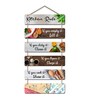 Modern Kitchen Rules Wooden Wall Hanging