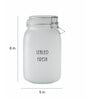 Kitchen Storage Round Jars Airtight Steel Lid 1500 ML- Pack of 2