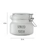 Kitchen Storage Round Jars Airtight Steel Lid 500 ML- Pack of 4
