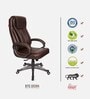 Kite Leatherette Executive Chair in Brown Colour