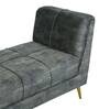 Kitson Velvet Recamier in Textured Grey Colour