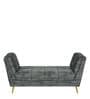 Kitson Velvet Recamier in Textured Grey Colour