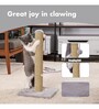 Kitten Scratching Post In Grey Colour