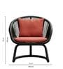 Kiva Wicker Outdoor Table & Chair Set In Black Finish