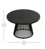 Kiva Wicker Outdoor Table & Chair Set In Black Finish