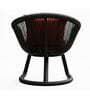 Kiva Wicker Outdoor Table & Chair Set In Black Finish