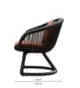 Kiva Wicker Outdoor Table & Chair Set In Black Finish