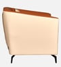Kiyo 1 Seater Sofa Tan & Cream Colour